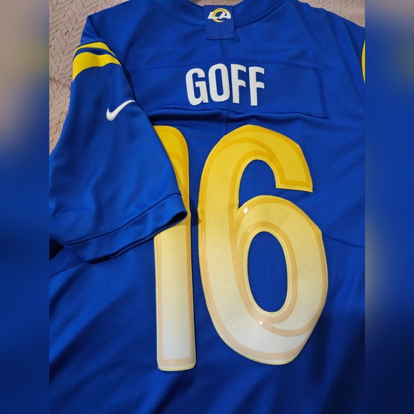Nike NFL LA Rams Jared Goff Vapor Limited Football Jersey Men's - Picture 4 of 7
